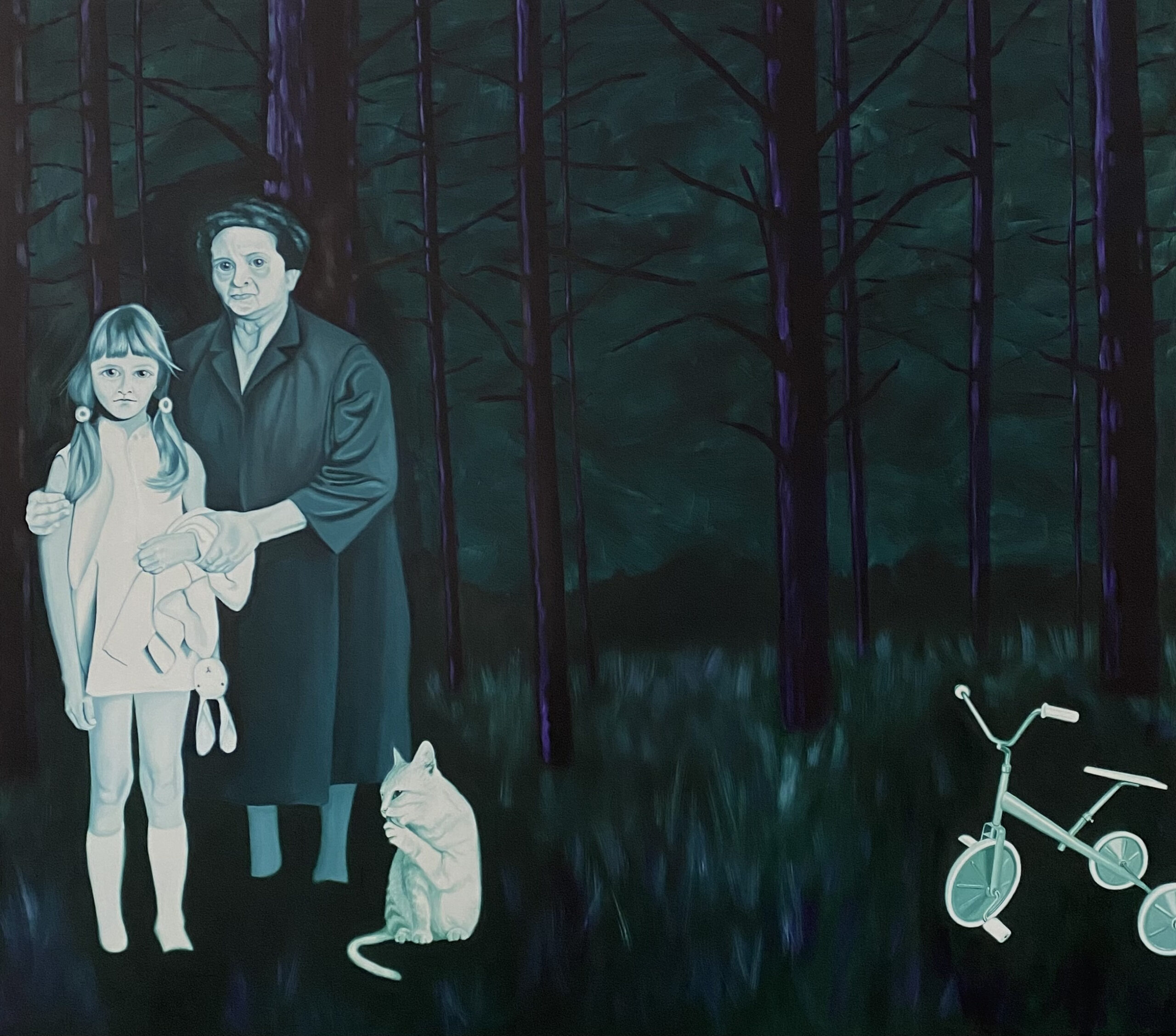 Something only we know, 2025,Öl auf LW, 160 x 180 cm